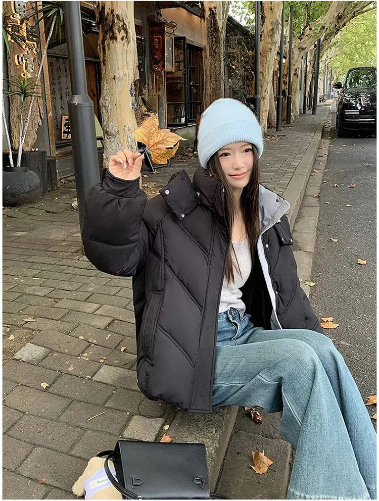 

Puffer Parkas Oversize Womens Windproof Breeze Resistant Gust Protected Draft Blocking Air Stopping Flow Preventing Shield Girls