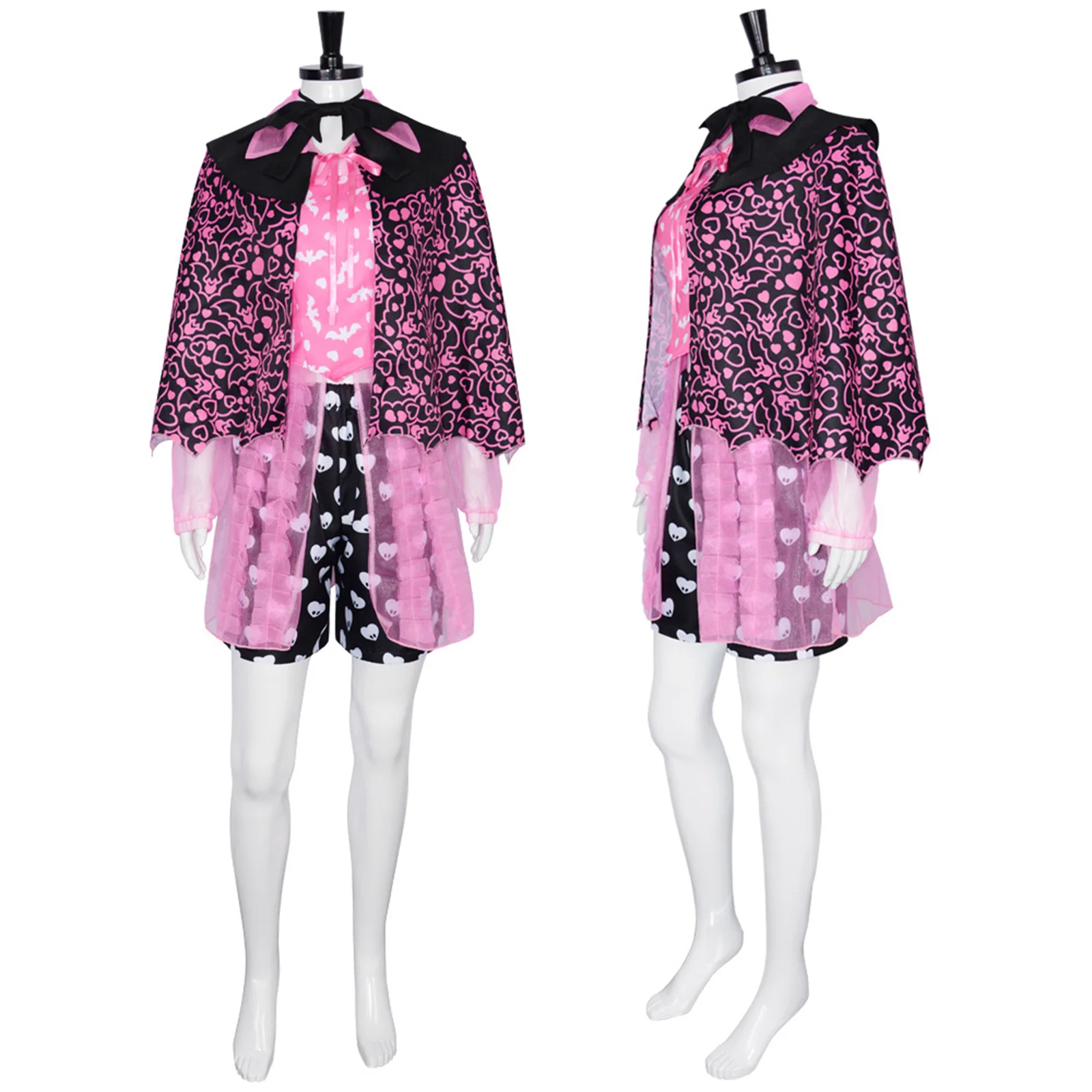 

Draculaura Cosplay Costume Cosplay Dress Halloween Costumes Outfit High Purple Suit Roleplay