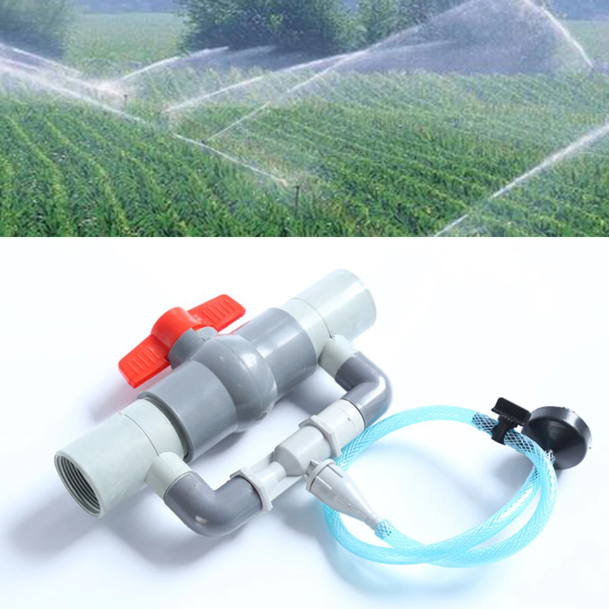 

Fertilizer Injector set32/40/50mm Agriculture Venturi Fertilizer Injector Farm Fertilization Hose Tap Filter Fertilizer absorber