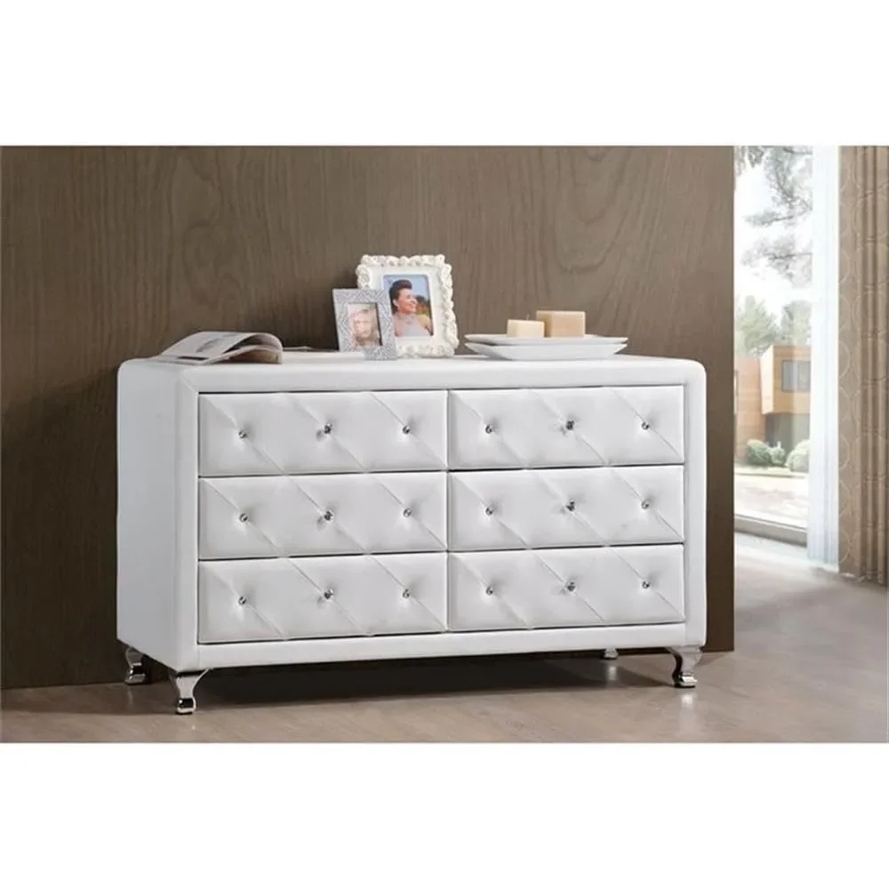 Dresser-White Storage-chests, 21.6