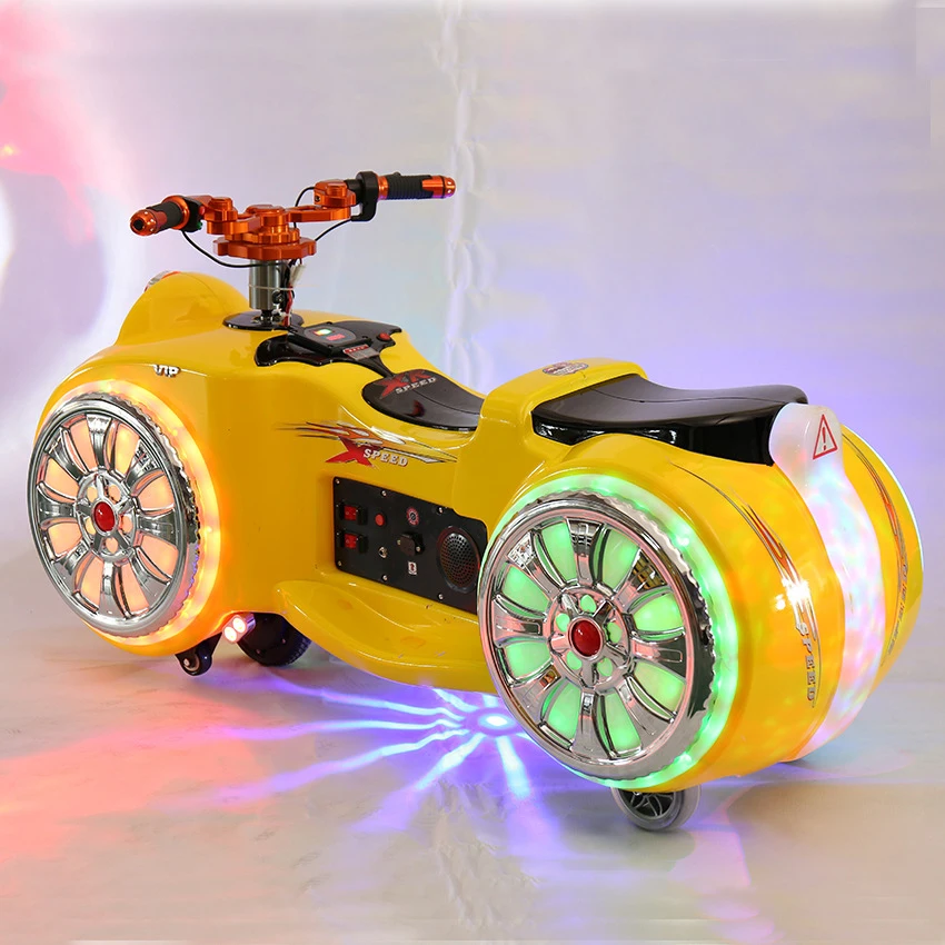 bumper car kids toy motorcycle rrechargeable 7hour endurance cool motorcycle amazing night light outdoor amusement equipment