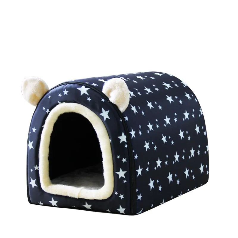 Waterproof Dog House Outdoor Warm Pet Sleeping Nest With Removable Cushion Pet Accessories For Small And Medium Pet Breed Keep