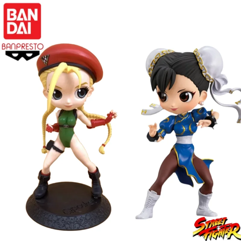 

В наличии Bandai Original Qposket Street Fighter Chun-Li Cammy White White Street Fighter Фигурки Украшения