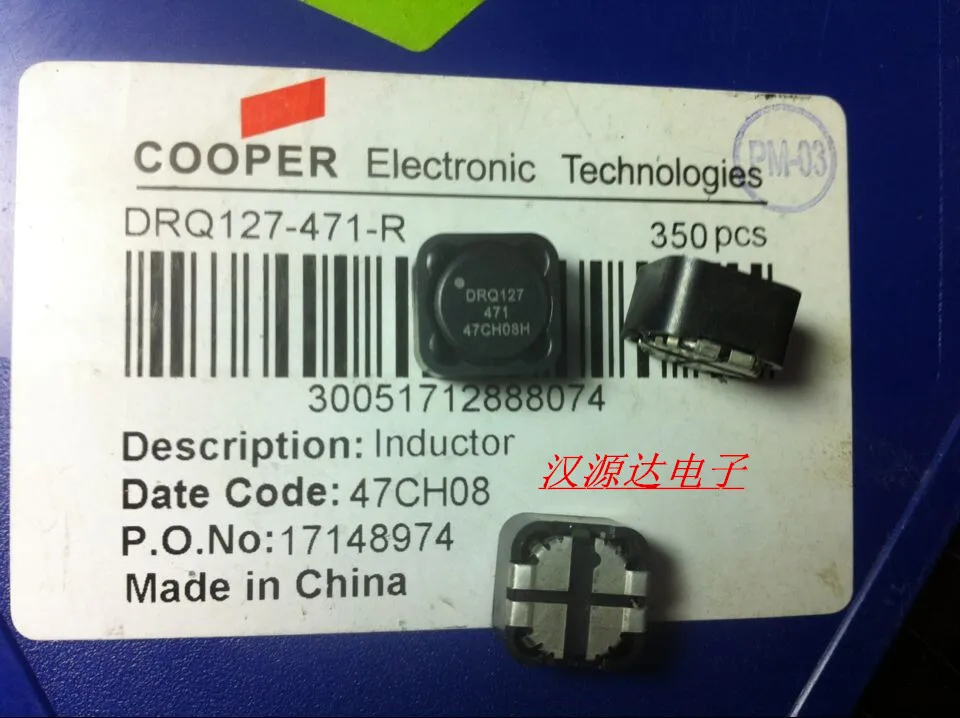 

10pcs/lot DRQ127-471-R 470UH /1：1 chips Electronic new
