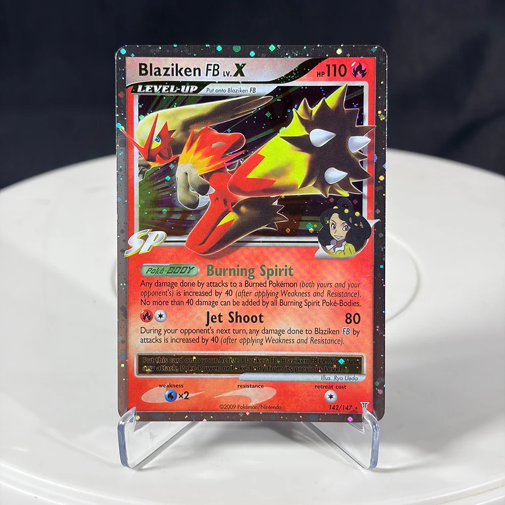 PTCG Proxy-Karten EX-Serie Rayquaza Gold Star Charizard Gengar Pikachu Hobbys Sammlerstücke Spielesammlung Anime-Karten