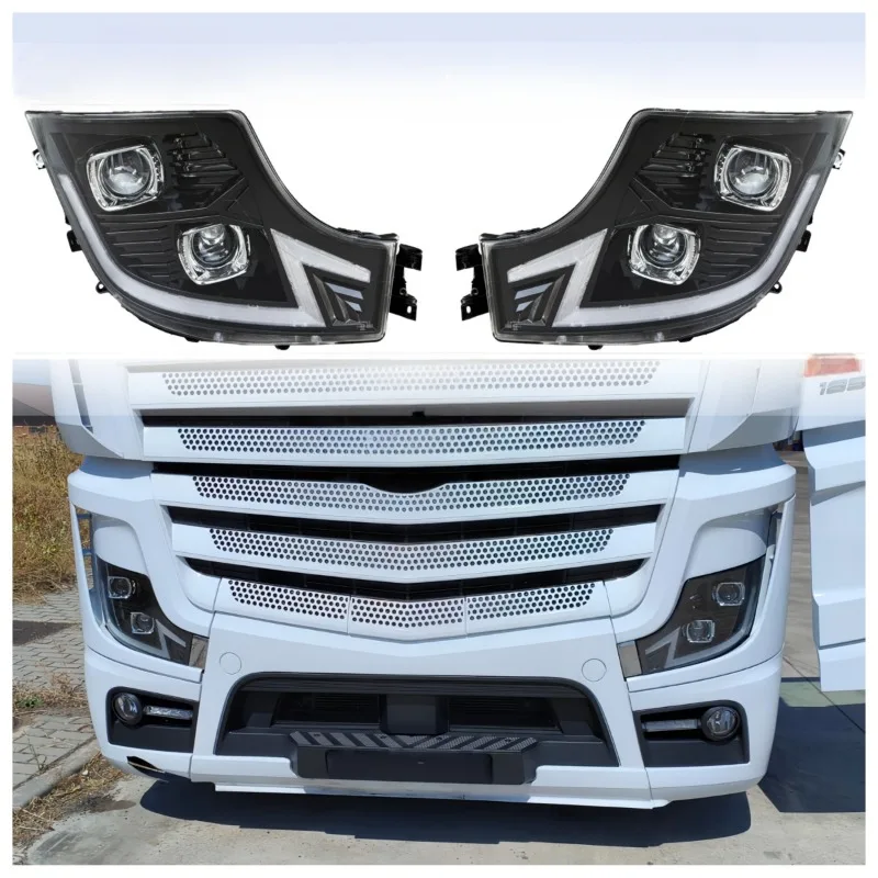 

Модернизированная версия: Светодиодные фары OEM/ODM на 500% ярче для Mercedes-Benz Actros MP4 MP5 Euro Truck 2012-2026