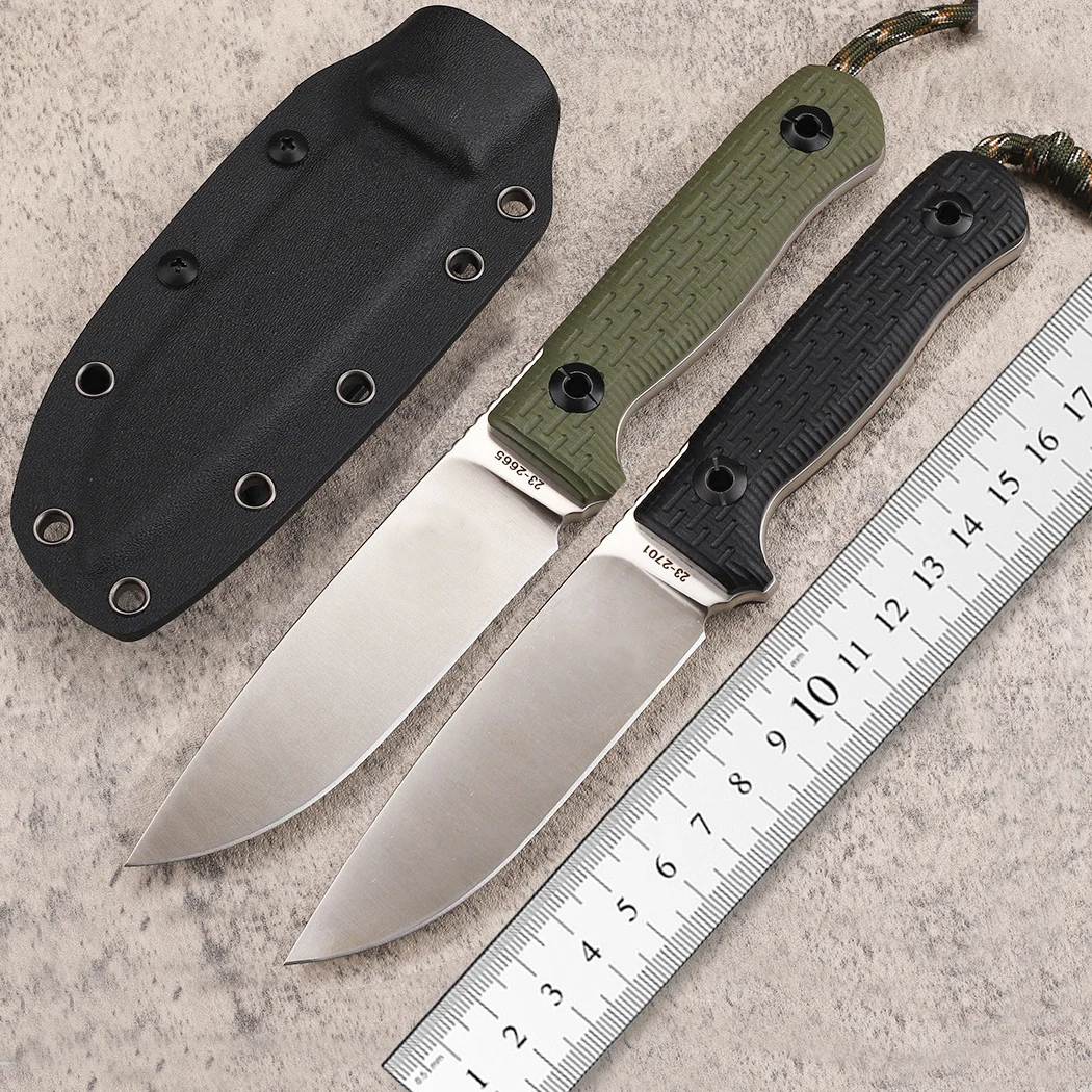 

Free Shipping Fixed Blade Knife Handmade D2 steel blade G10 handle outdoor Fishing and climbing Camping EDC tool