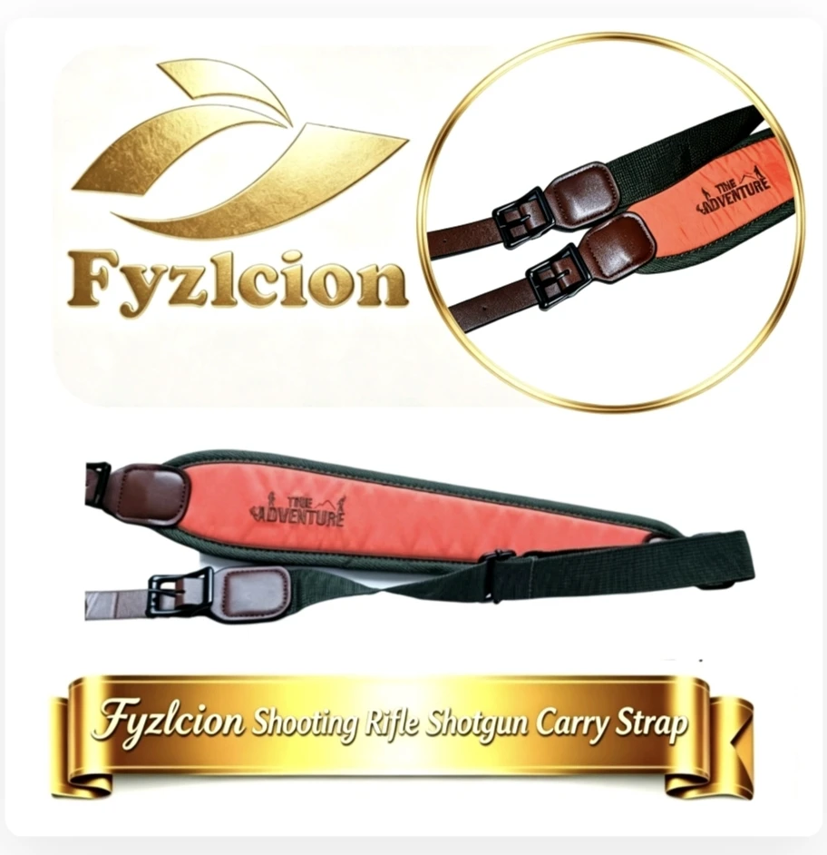 alca-de-transporte-para-armas-de-caca-fyzlcion-com-almofada-de-ombro-ajustavel-e-ponta-de-couro-para-rifles-e-espingardas