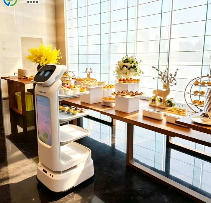 Popular Autonomous Delivery Robot Coffee Shop Restaurant Delivery Robot