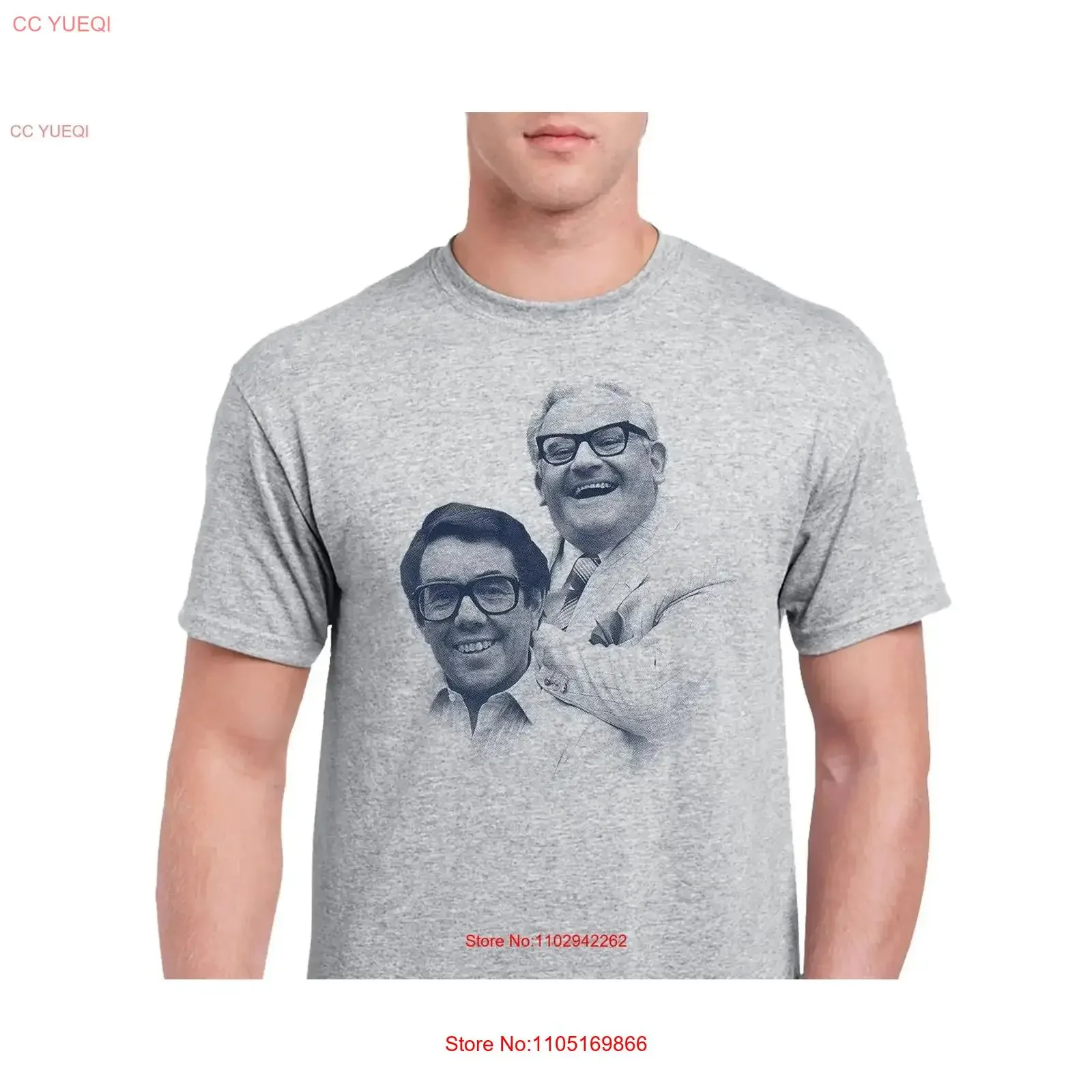 Ronnie Corbett and Barker T Shirt Classic Comic Actors On Screen Heroes Birthday vintage Washed fashion graphic