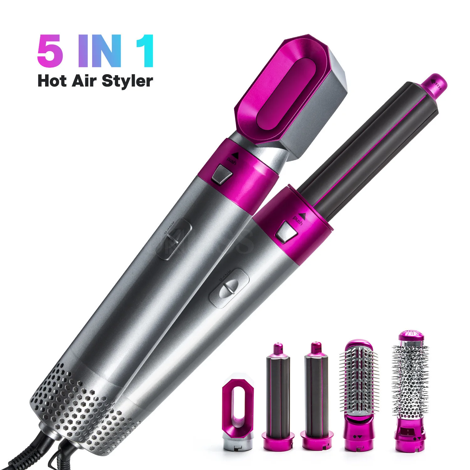 

New Dryer Multi Styler With Curling Iron Straightener With Brush Hairdryer For Hair Multi Styler curler cordless curling iron