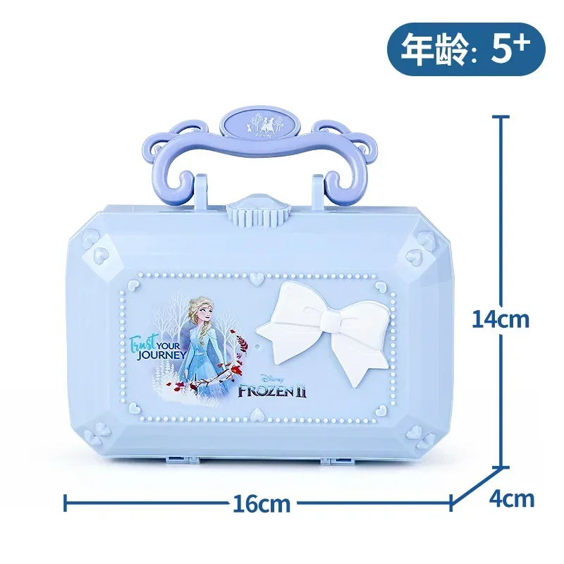 Disney girls frozen  princess elsa anna real Cosmetics Beauty  Set Toy with box kids princess Fashion Toys Princess Bell Gift