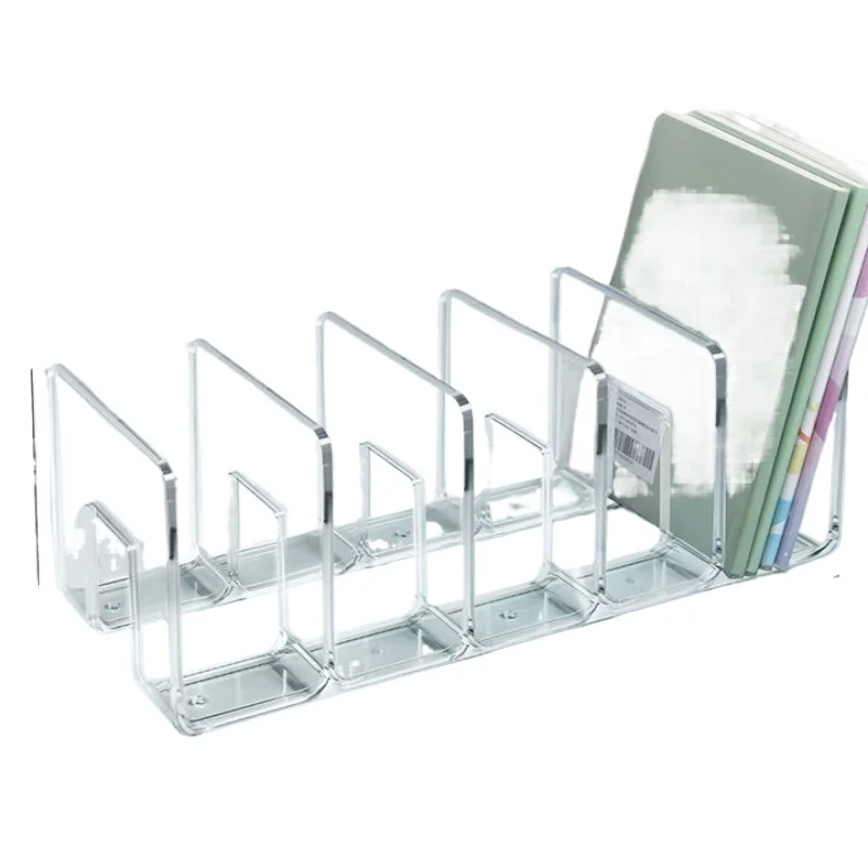 

Clear acrylic shelves for students