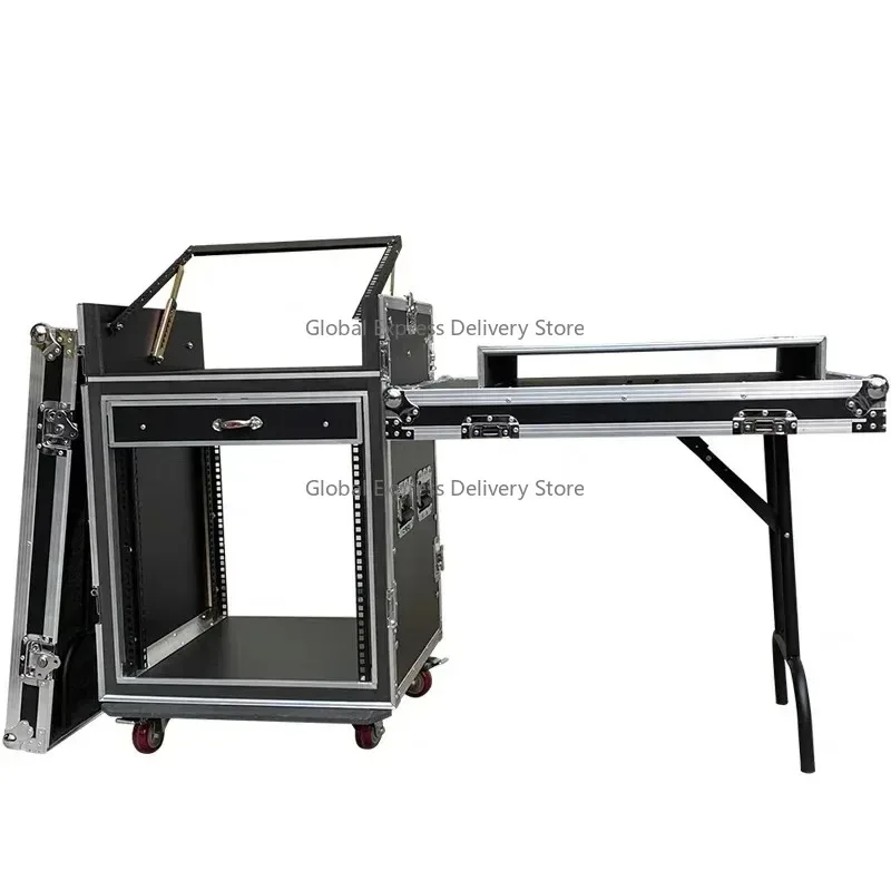 For DJ Mixer Cases Flight Case 12u Slant Rack