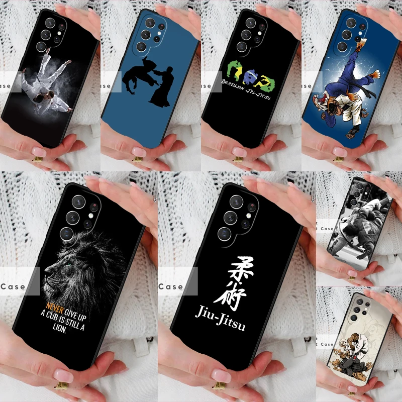 Judo BJJ Jiu Jitsu Phone Cover Case for Samsung Galaxy S26 Ultra S20 FE Note 10 S24 S23 S21 S25 Plus S22