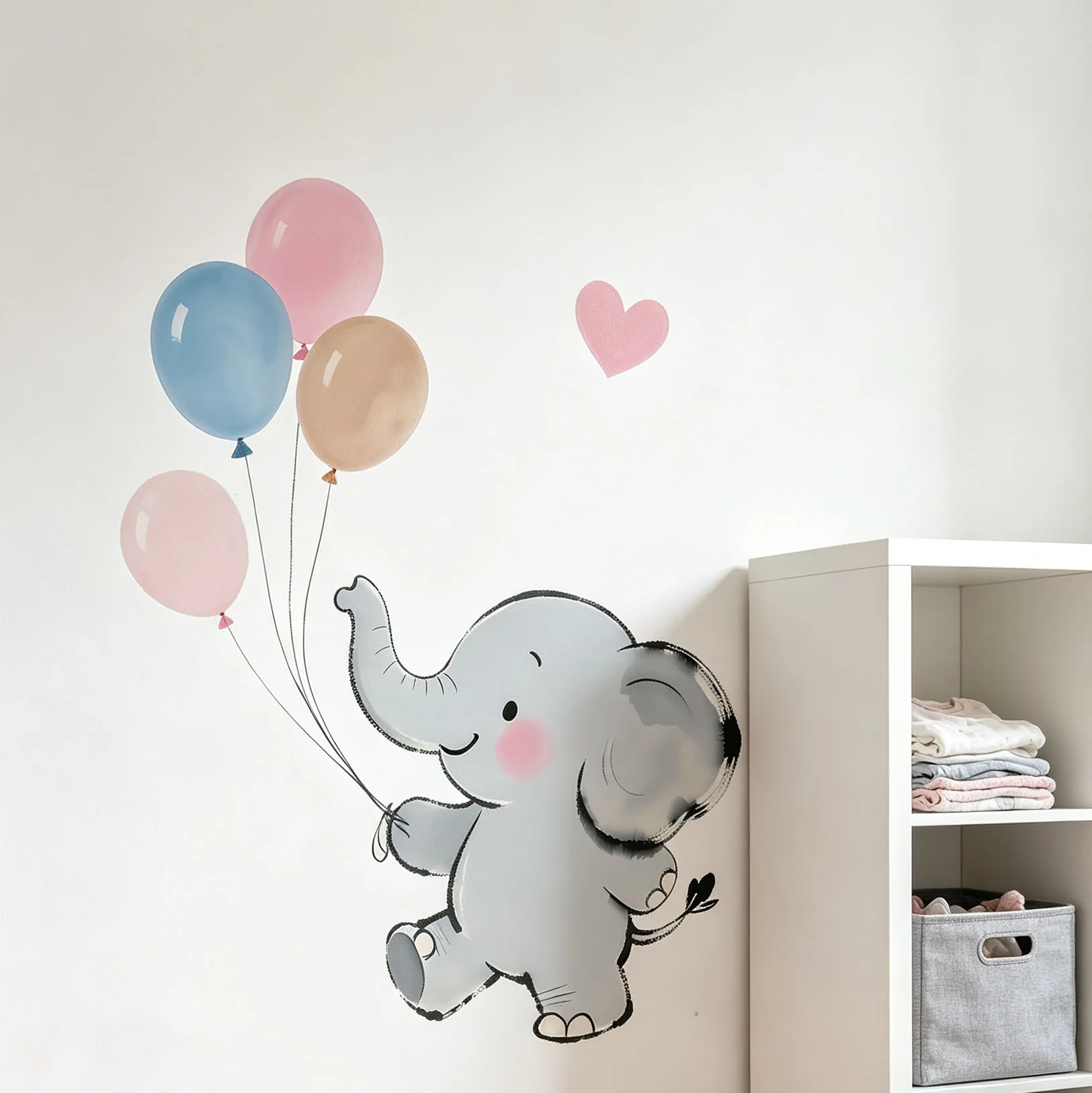 Cute Animal Height Chart Wall Stickers Stacked Cat Rabbit Dog Lion Koala Flower Leaf Growth Ruler Wall Decals Removable Kids Nur