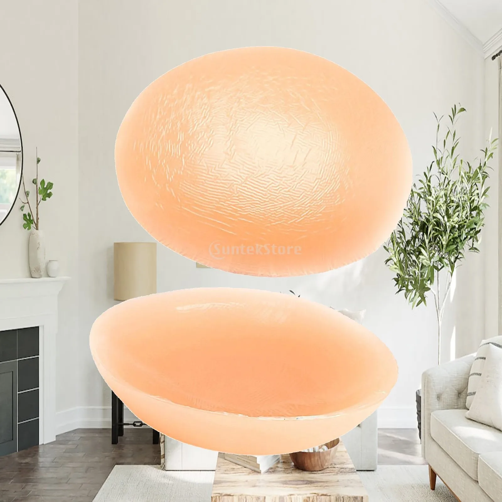 1 Pair Silicone Hip Pads Washable Protective Realistic Fake Buttocks for Workday