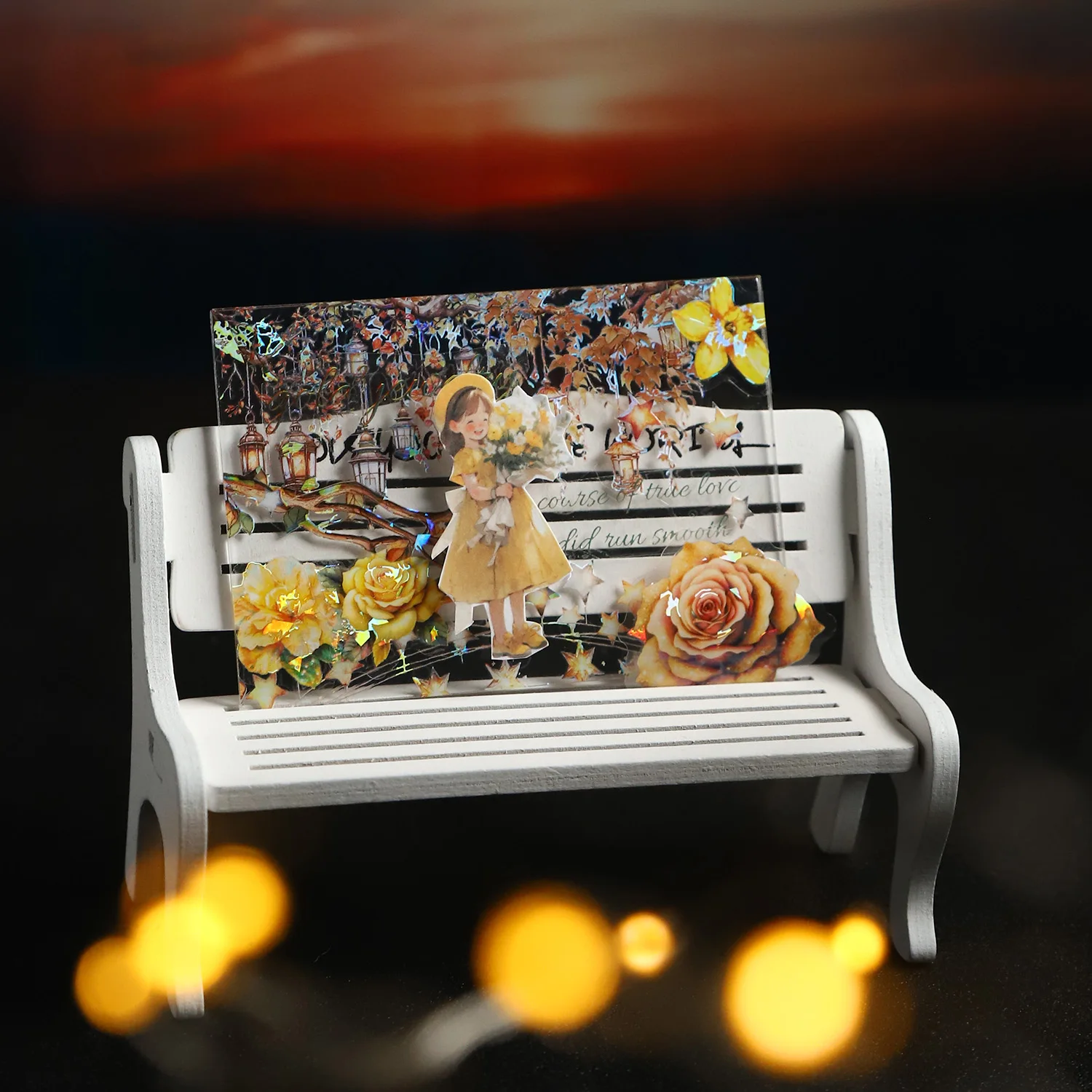 200 سنتيمتر/لفة أضواء حول سلسلة مصباح موضوع قذيفة ضوء شريط PET كتيب المواد DIY بها بنفسك سجل القصاصات إطار صور ألبوم الألبان التقويم