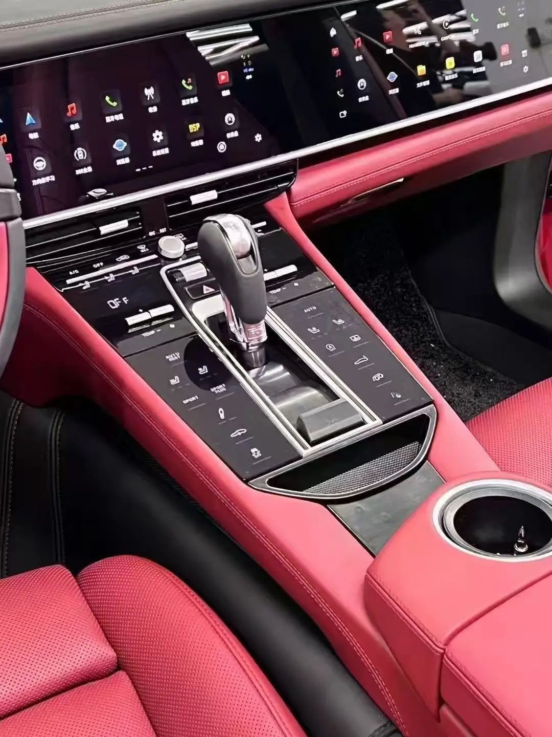 Android Radio Touch Screen Carplay Navigazione GPS LCD Quadro strumenti digitali Pannello schermo AC per Porsche Panamera 2010-2016