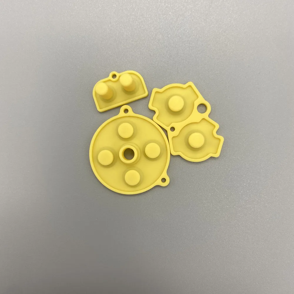 Color high quality game accessory rubber pads button silicon pads for Gameboy Advance GBA