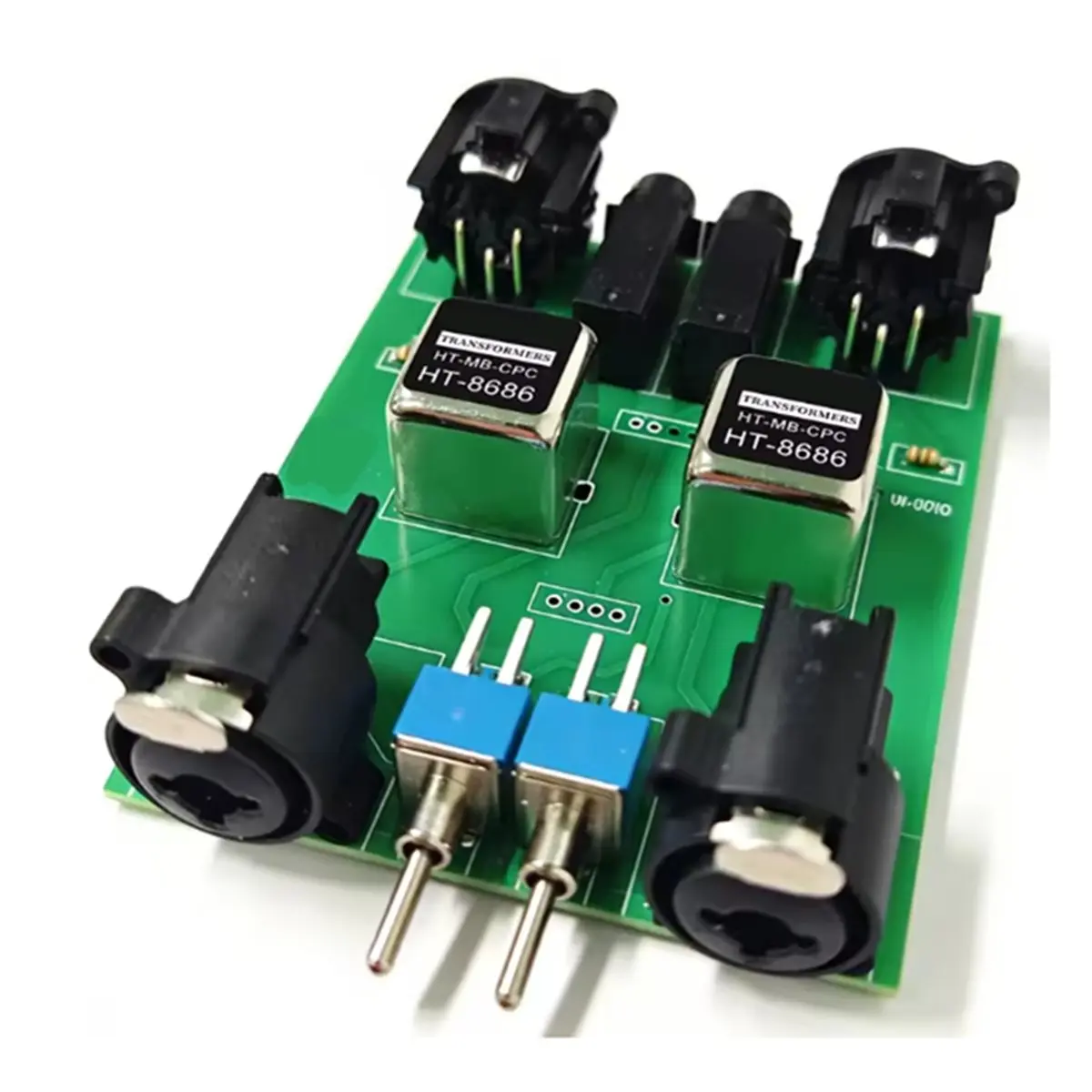 Audio Isolator Noise Reduction DI Ground Box 6.35 to Cannon Stereo Electric Guitar Sound Card Show Noise Eliminatio