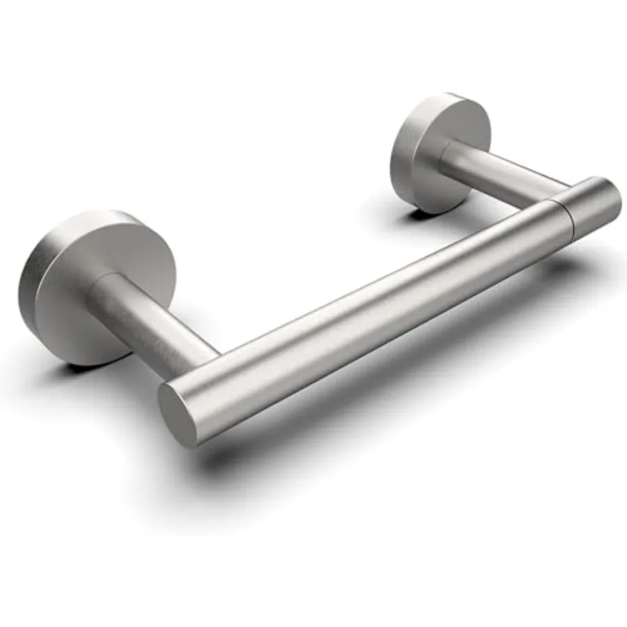 Bathroom Toilet Paper Holder SUS304 Stainless Steel Double Post Pivoting Toilet Paper Roll Holder ed for Bathroom RV Commercial