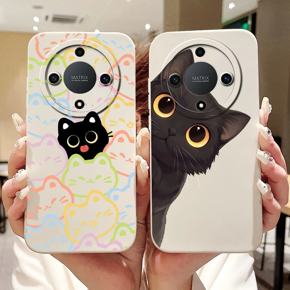 For Honor Magic 5 Lite Case Honor X9A RMO-NX1 Cute Cartoon Painted Cover Soft TPU Phone Case For Honor Magic5 Lite HonorX9a Bags