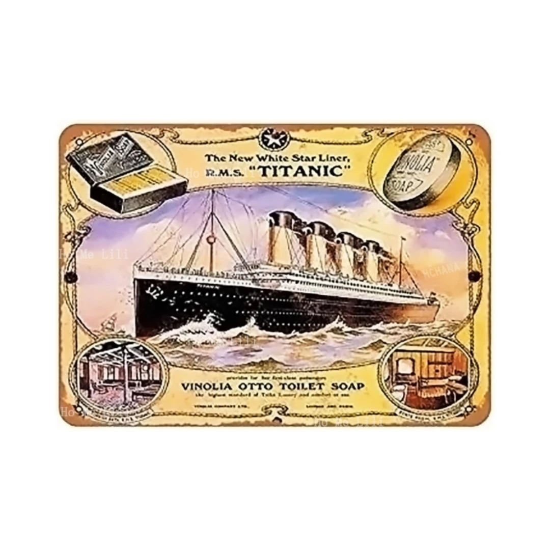 Винтажный металлический знак, жестяной знак, винтажное мыло Vinolia на титановой стене, декор для творчества, мужская пещера