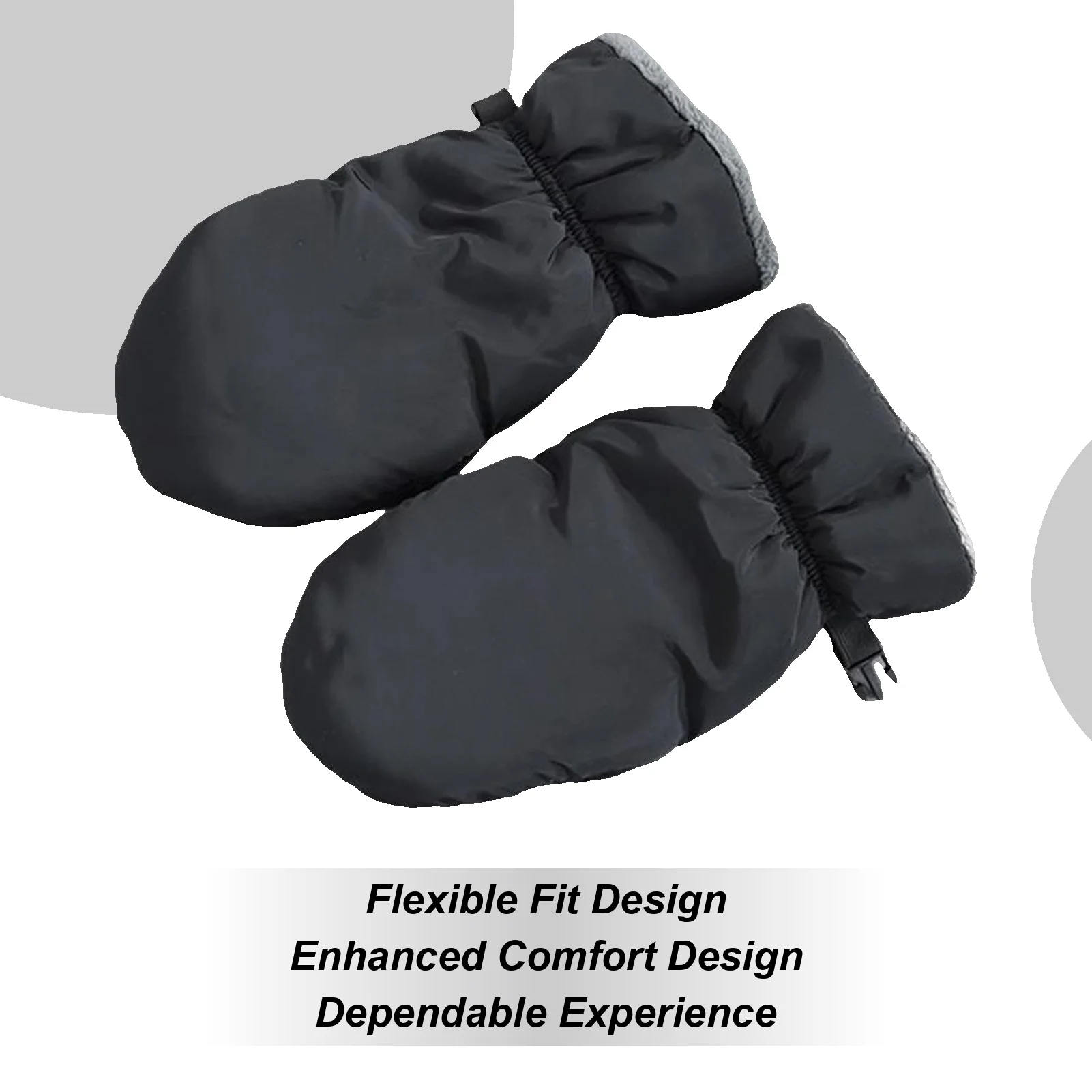 

Stroller Hand Muff Windproof Stroller Handlebar Hand Warmer Fleece Lined Waterproof Thermal Mittens For Protection Comfort
