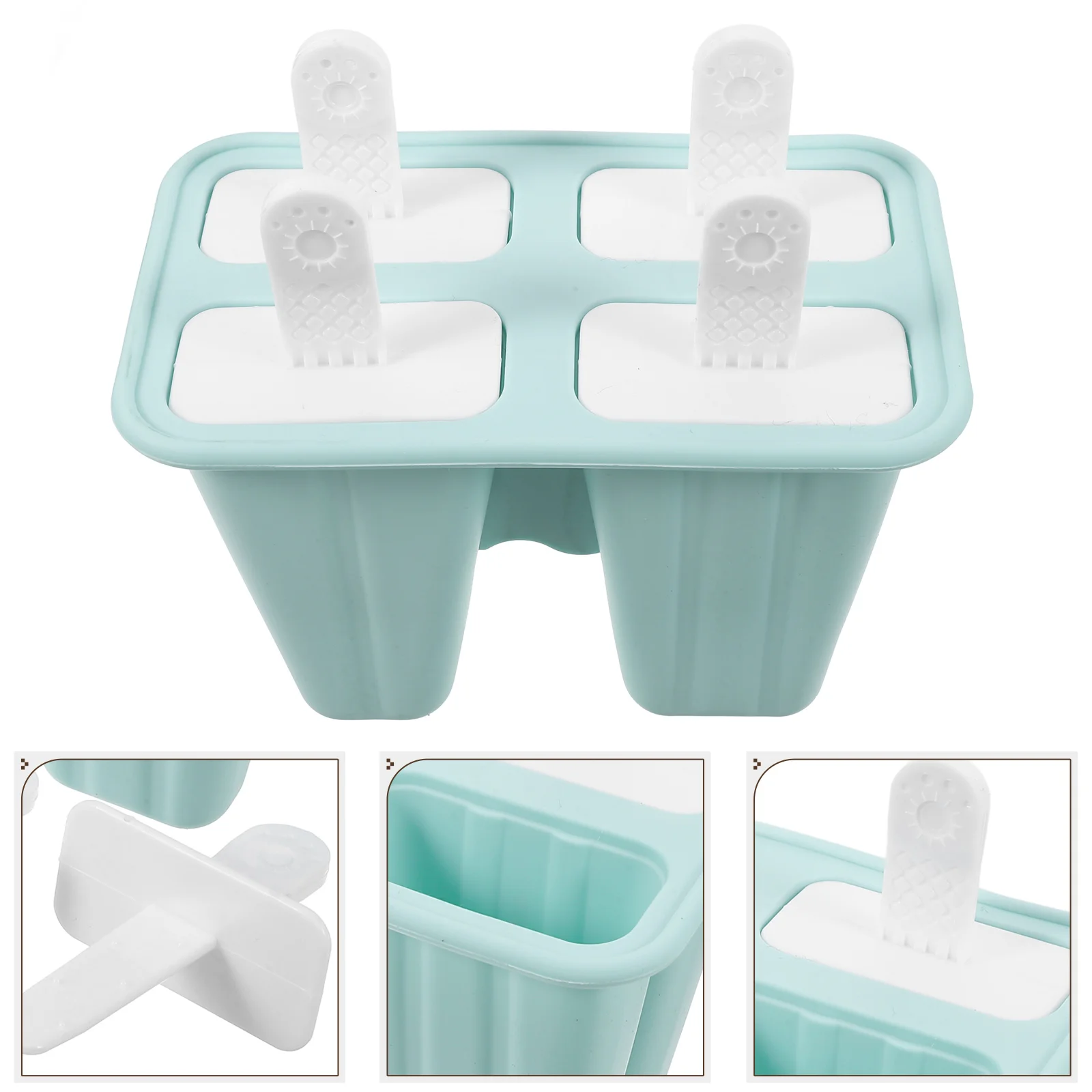 

Popsicle Mold Adorable Ice Cream Making Chocolate Yogurt Practical Silica Gel Tool