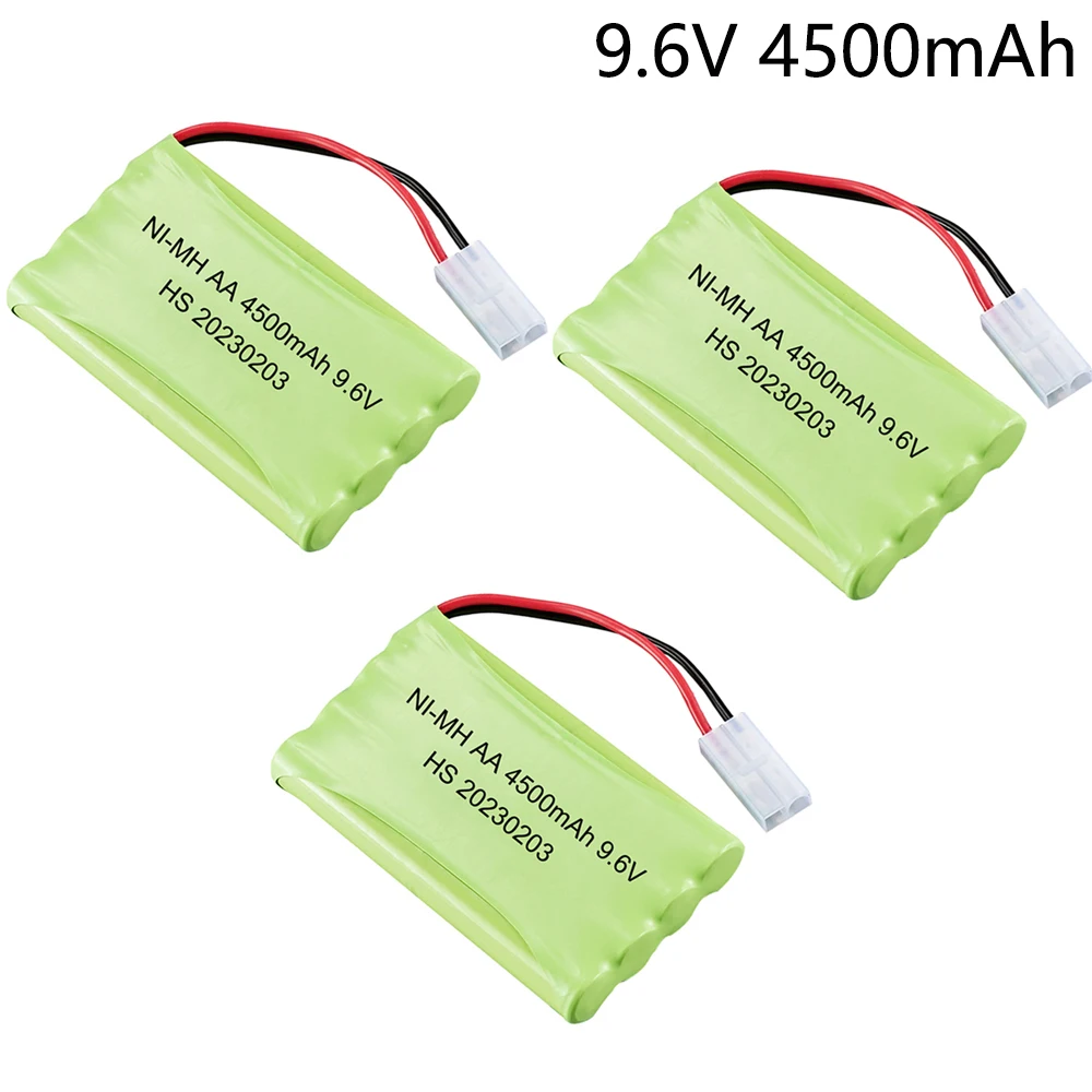 

H Model 9.6V 4500mah NiMH Battery TAMIYA/KET-2P PLUGFor Rc toy Car Tank Train Robot Boat Gun Ni-MH AA 9.6v Rechargeable Battery