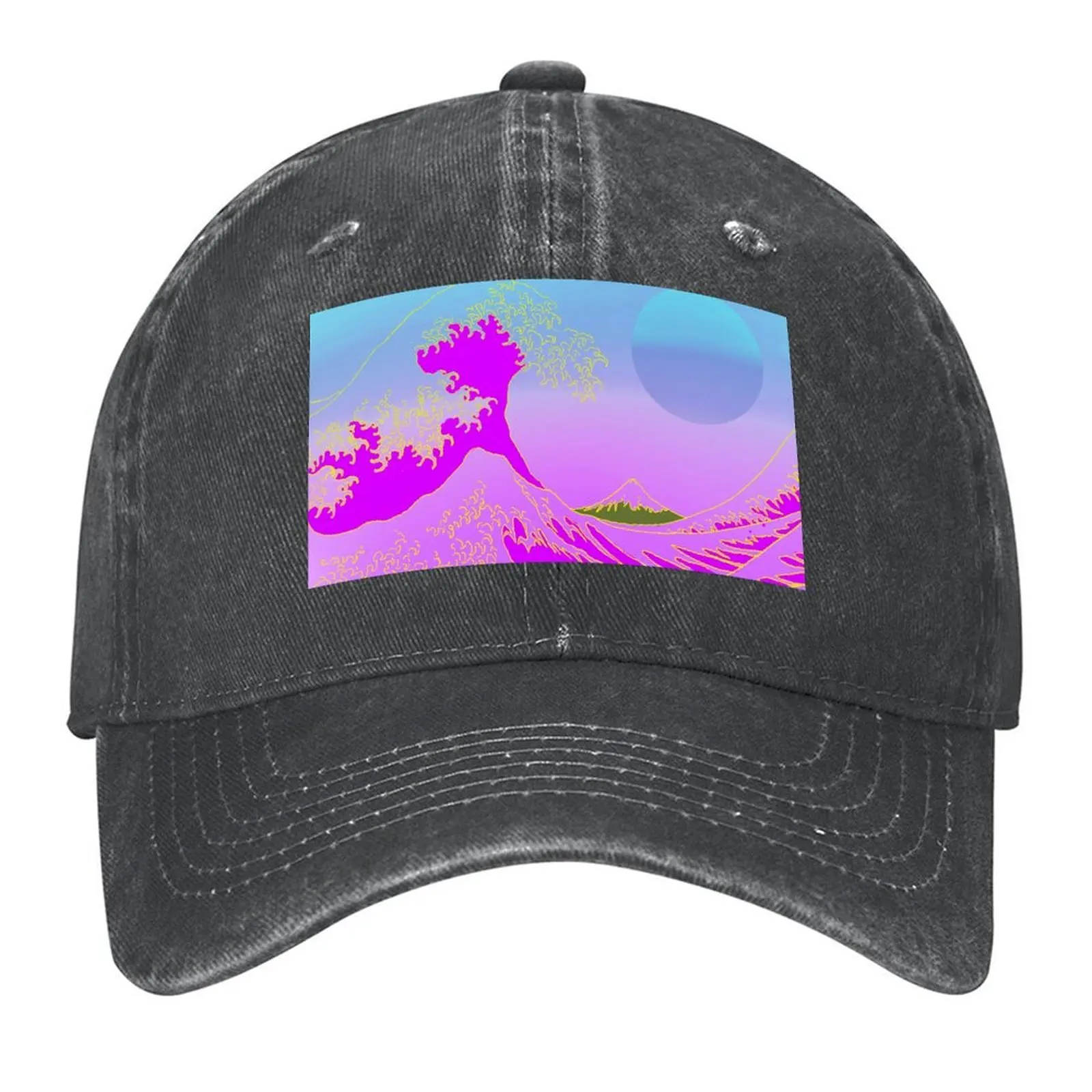 

Kanagawa Sunset 2.0 Baseball Cap derby hat Rugby Military Cap Man New In The Hat Men's Hats Women's