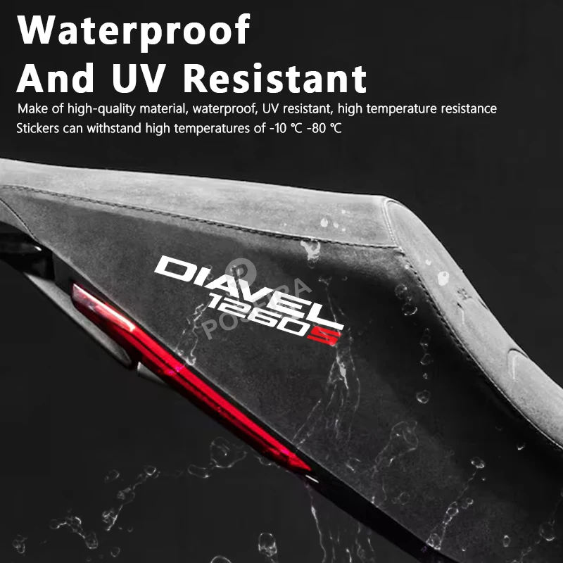 POSFIRA наклейки для мотоциклов, водонепроницаемые наклейки для Ducati Diavel 1260 1260S 1200, карбон 2011-2022, аксессуары для наклеек на мотоцикл