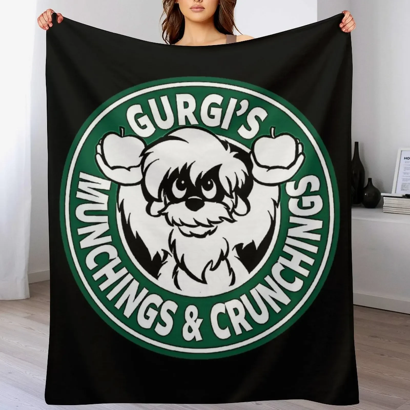 New Gurgi's Munchings & Crunchings T-Shirt Throw Blanket Decorative Sofa heavy to sleep Blankets