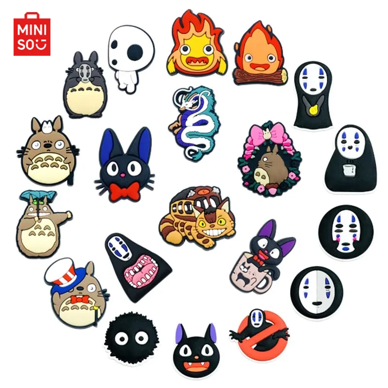 

20/21pcs Anime Shoe Charms Cute PVC Cartoon Sandals Decorations Charming Friends Gift Shoe Accessories