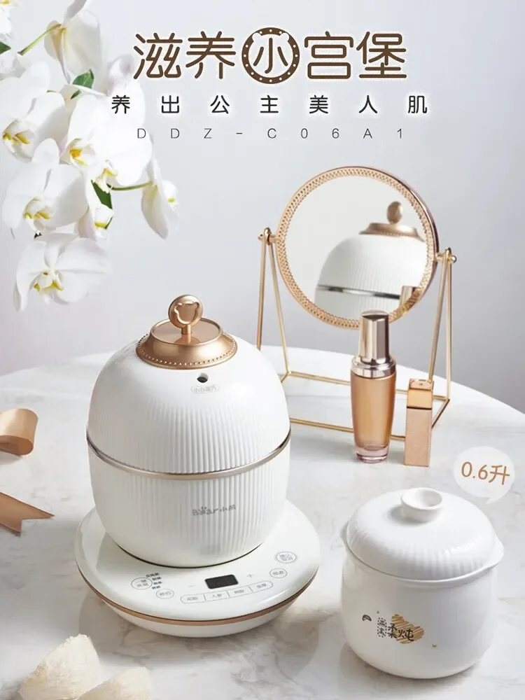 Bear-セラミックスロークッカー、0.6l、スロークッカー、自動スロークッカー、電気調理器、調理用、調理用、調理用、家庭用電化製品