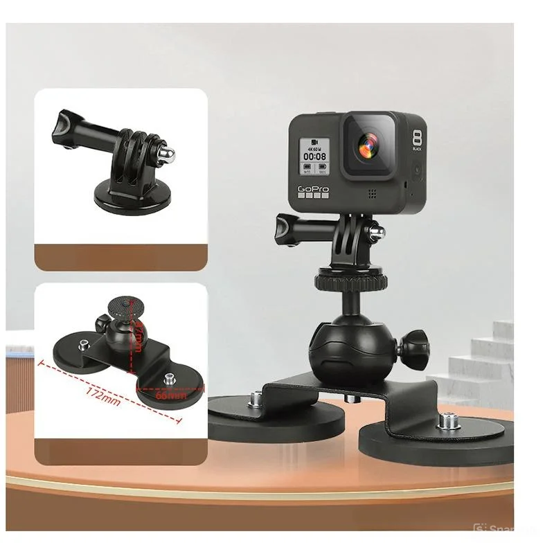 Magnetische Auto Außerhalb Halterung Ständer Magnet Action Kamera Unterstützung Halter für GoPro Insta360 X4 X3 Go 3S DJI Pocket 3 Zubehör – Detail 5