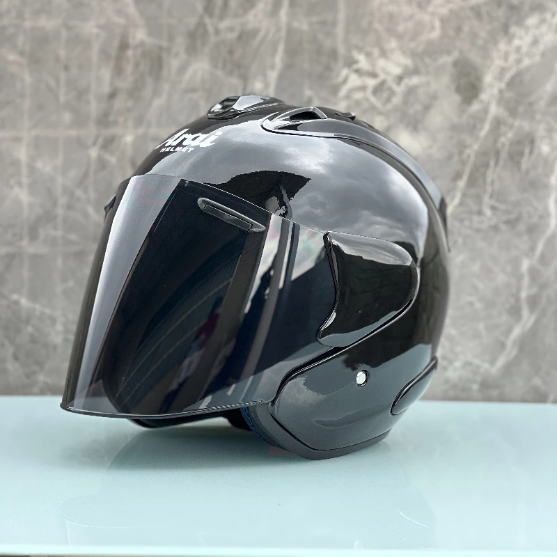 

Ram4 Bright Black Half Helmet Men and Women Motorcycle Off-Road Summer Helmet Downhill Racing Mountain Cross Casco Capacete