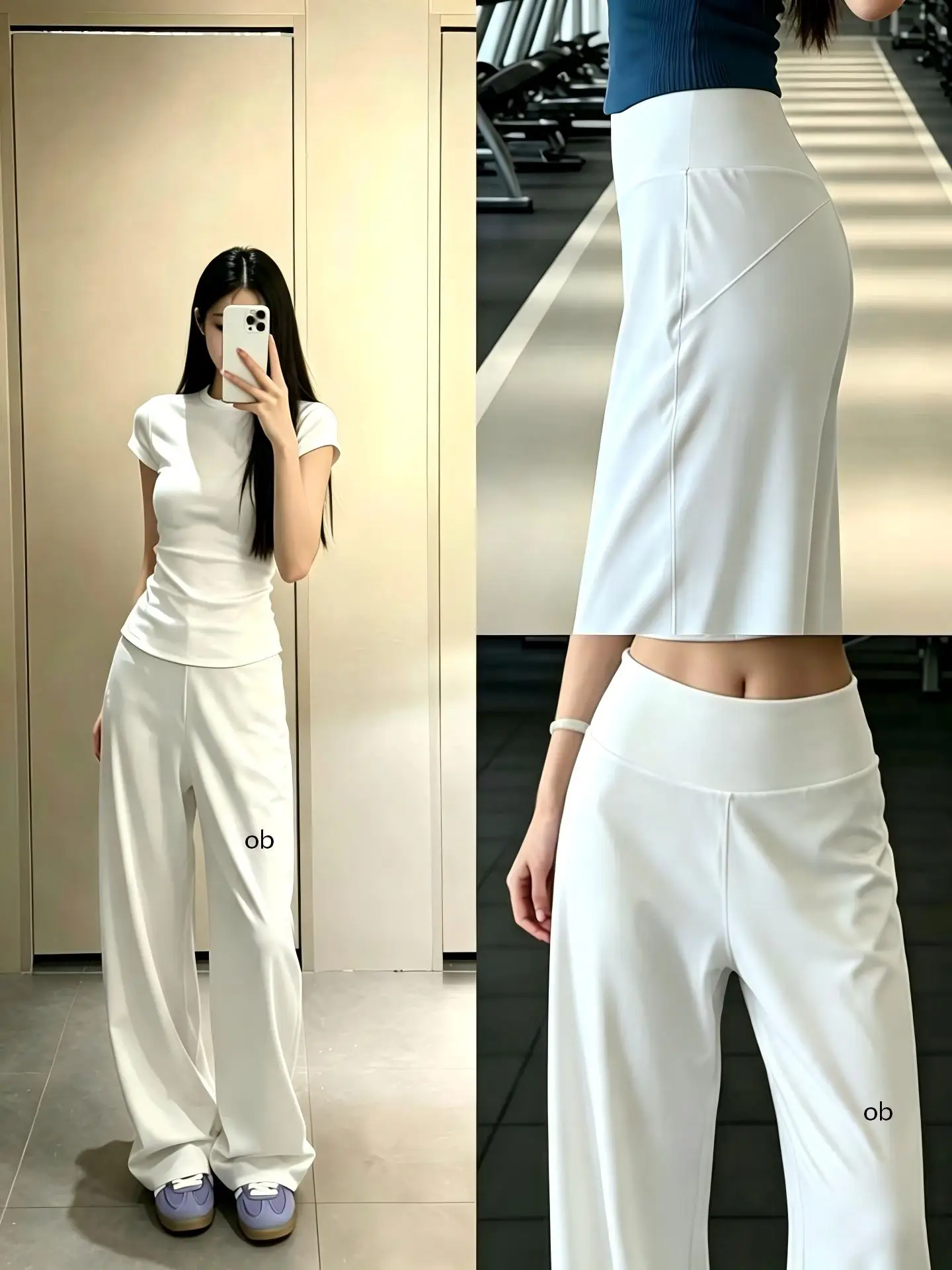 2026 High Elasticity Tummy-Tight Straight Leg Yoga Pants for Women, Breathable and Loose-Fitting Fitness and Leisure Pants