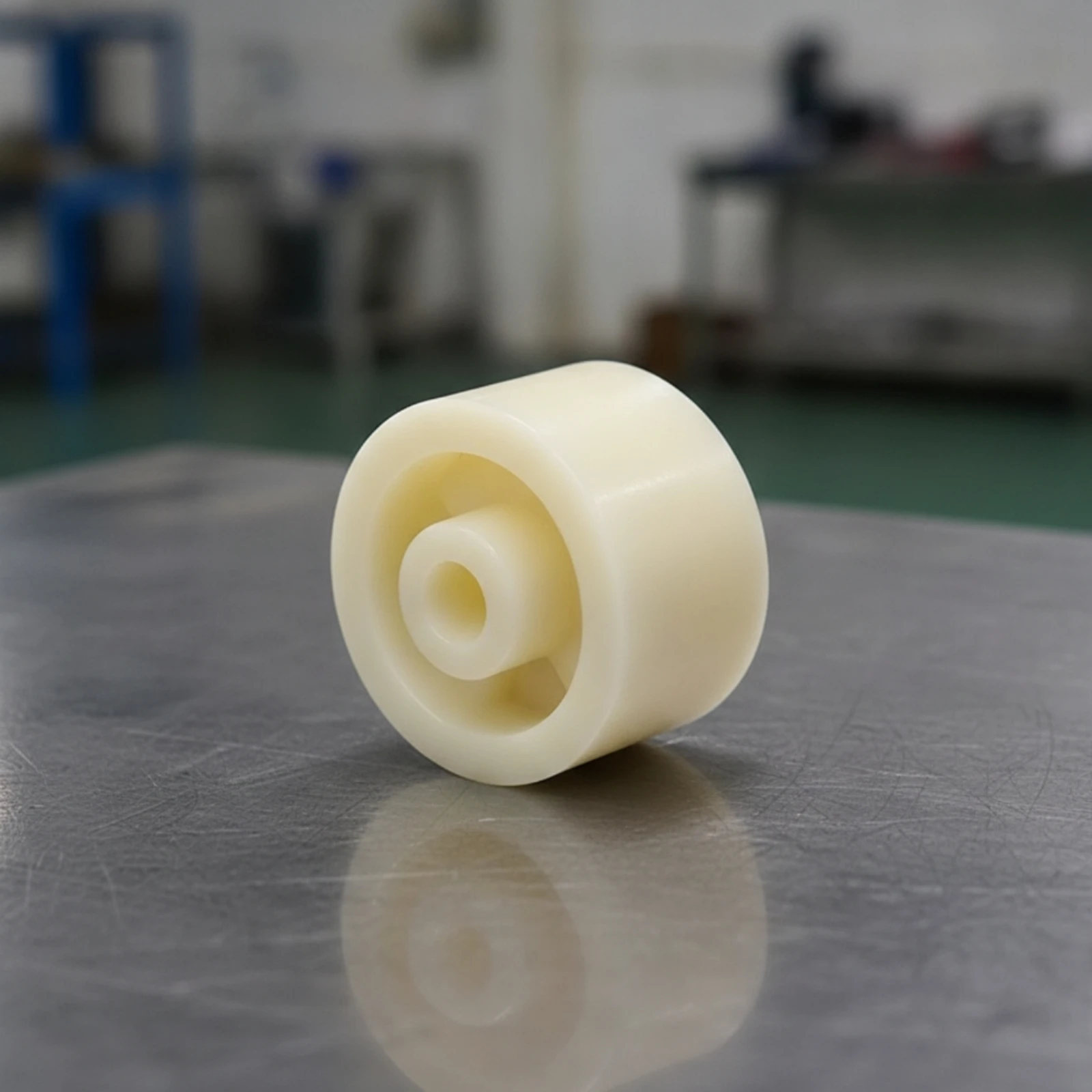 Hydraulic Cart Component Industrial Pallet Truck Part Forklift Repair Part Machined Wheel Long-Lasting for Warehouse Technicians