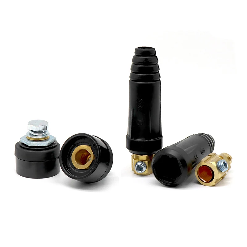 Quick Fitting Male Female Cable Fast Connector Socket Plug Adaptor DKJ 10-25 35-50 European Style Welding Cable Coupler