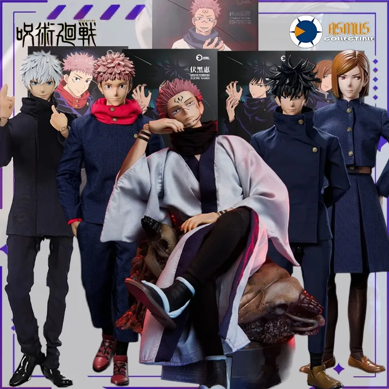 

Asmus Toys оригинальные 1/6 заклинания Battle Gojo Satoshi аниме мобильная кукла модель игрушки мобильная совместная модель подарок орнамент коллекция орнамент
