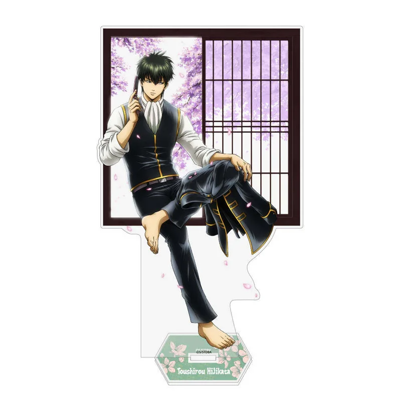 Gintama Acrylic Stand Anime Peripherals Sakata Gintoki Kamui Desktop Display Ornaments Collection Birthday Gift for Girl Boy Toy