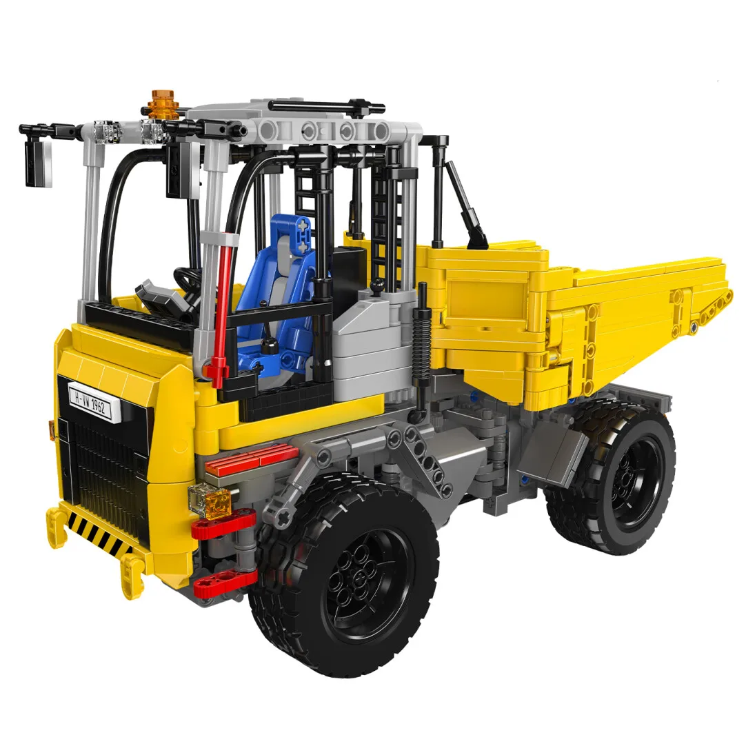 MOULDKING 1230 Uds. Serie de ingeniería camión volquete articulado bloques de construcción MOC rompecabezas juguete de ensamblaje regalo de cumpleaños creativo 17092