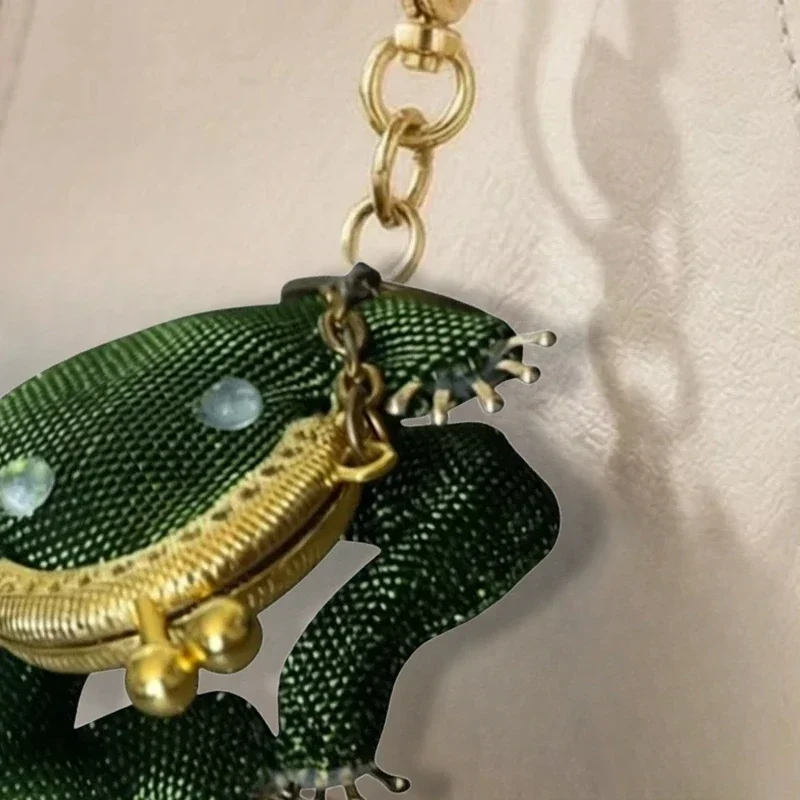 Charming Frog Coin Purse, Cute Small Coin Pouch & Change Purse For Coins, Fun Animal Bag Charm, Quirky Gift For Women