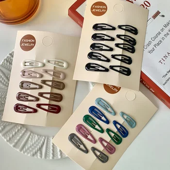 10 sztuk/worek dziewczyny Mini spinki do włosów szpilki do włosów BB spinki do włosów kolorowe metalowe spinki do włosów dla dzieci dzieci kobiety dziewczęta akcesoria do stylizacji