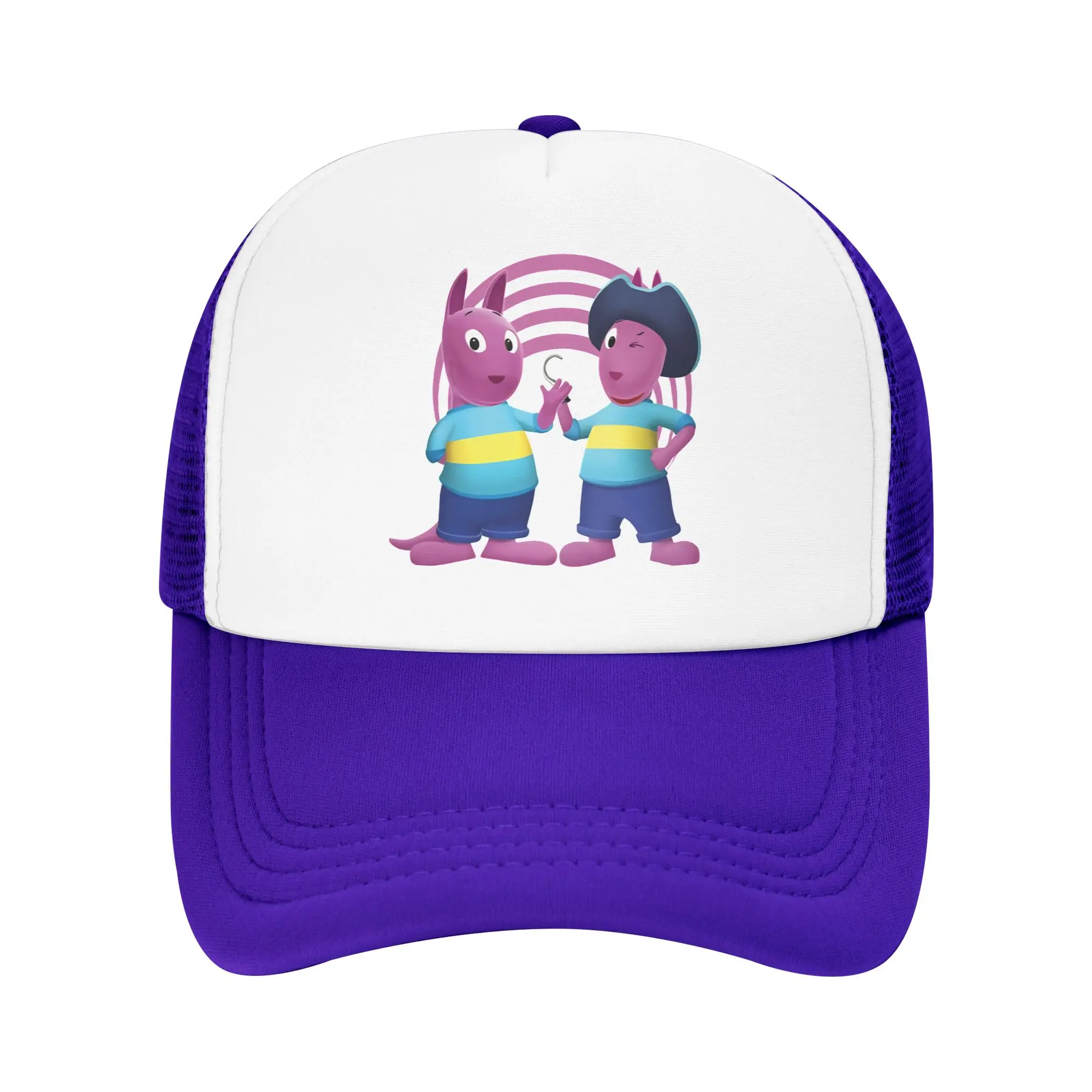 Summer Breathable Pablo Backyardigans Mesh Caps Men Women  Adjustable Foam Trucker Hat For Casual Headwear
