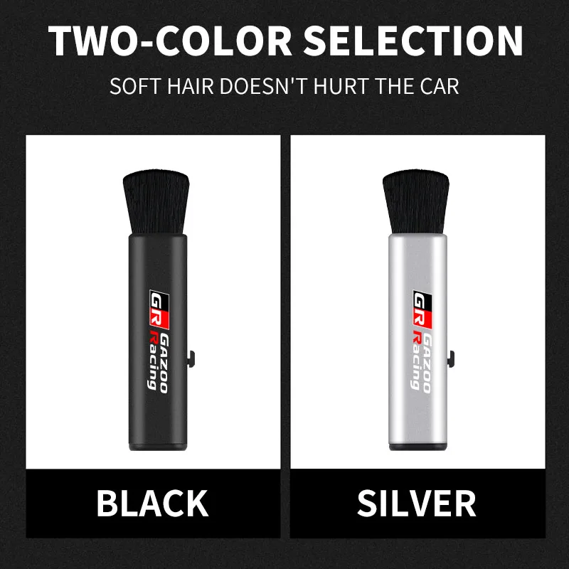Car Interior Cleaning Brush Telescopic Small Soft Brush Accessories For Toyota GR Yaris Sport Gazoo Racing Corolla Cross Prius