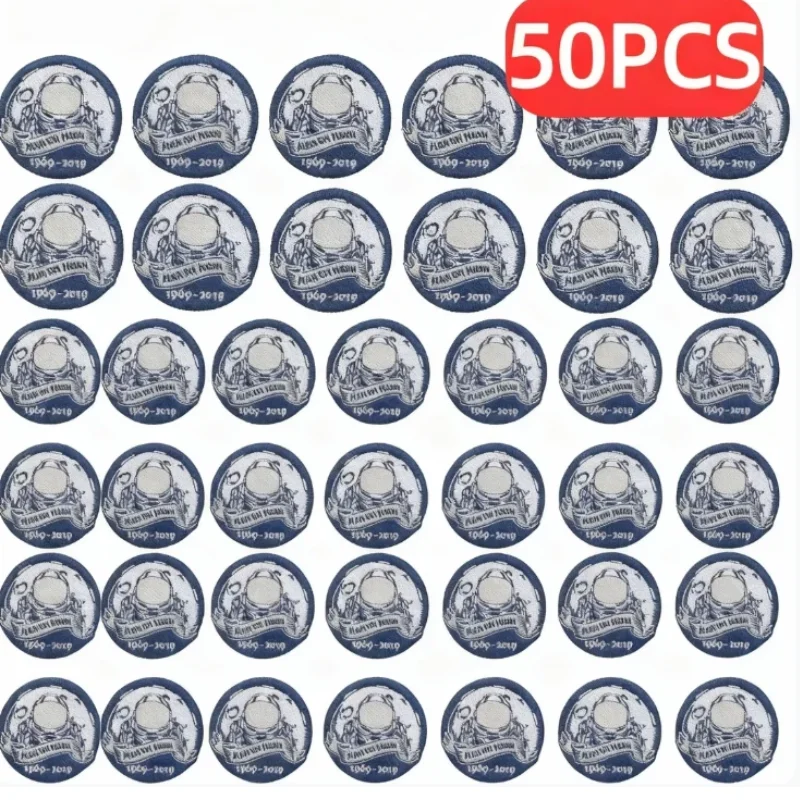 

Нашивки-аппликации для одежды, вышивка, 10/50/100 шт., серия «Космос», самоклеящиеся стикеры для рукоделия, детские нашивки для одежды