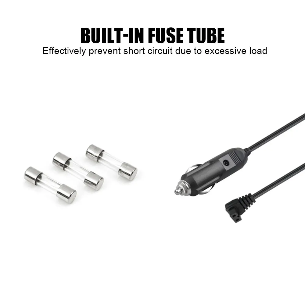 2m 12V DC Replacement Car Cooler Cool Box Mini Fridge Cable Plug Wire Car Refrigerator Cigarette Lighter Power Cord Wire